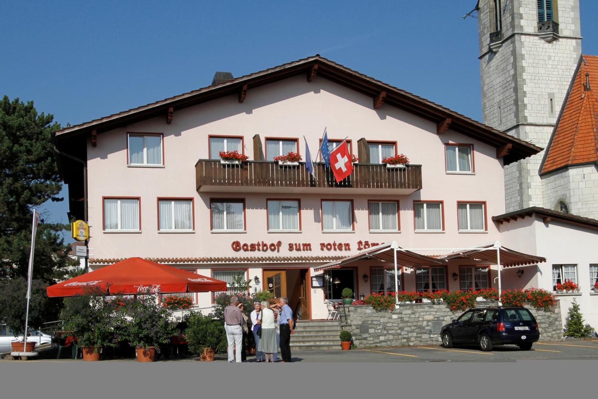 Hotel Zum Roten Loewen Hildisrieden Esterno foto